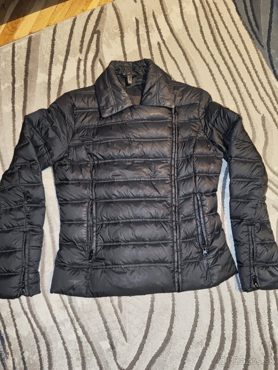 TČierna bunda zn.Mango veľ.36