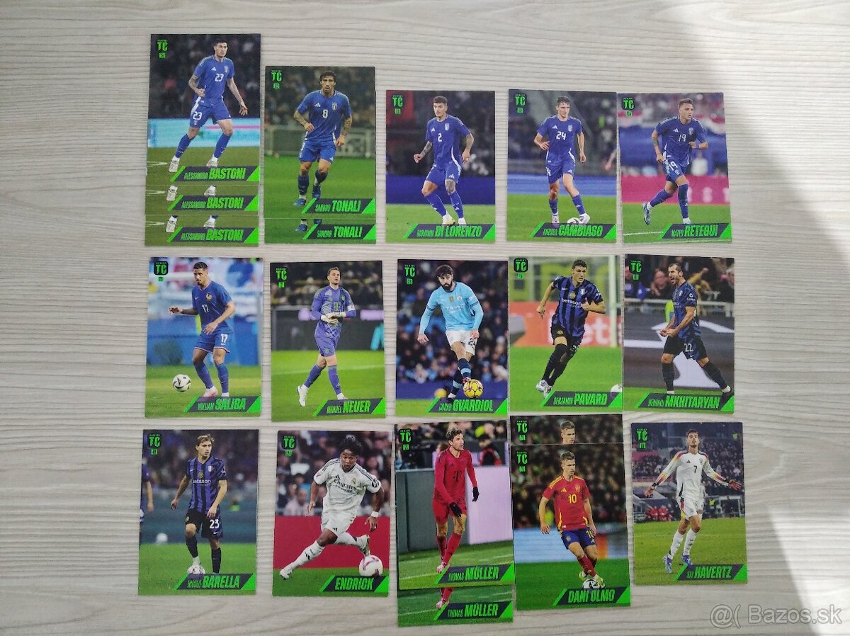 Futbalové karty TOP Class