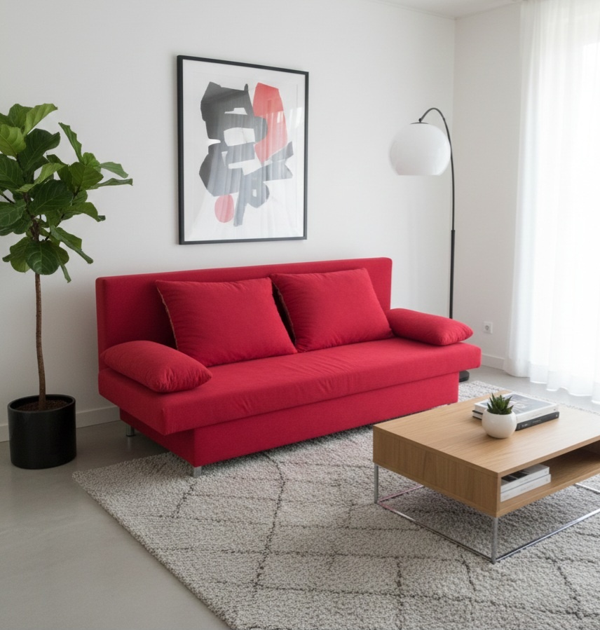 Rozkladacia pohovka, sedačka, gauč s úložným priestorom v st