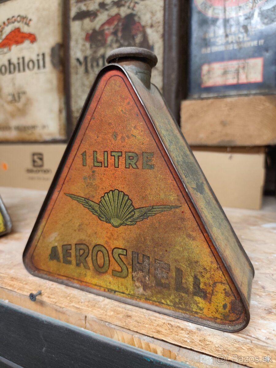 Originál plechovka Aeroshell