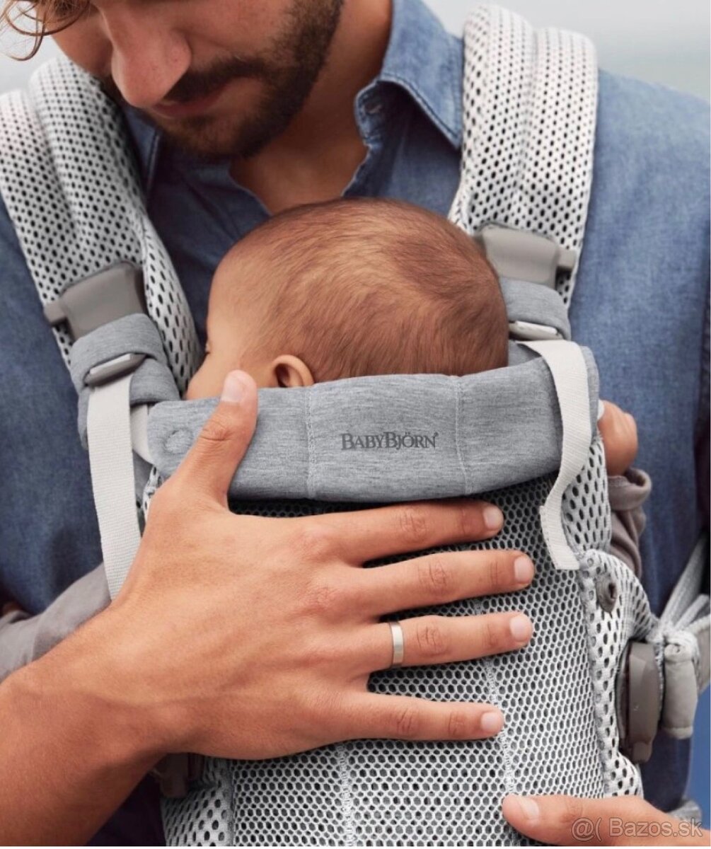 Nosič BABYBJÖRN Harmony 3D mesh Silver