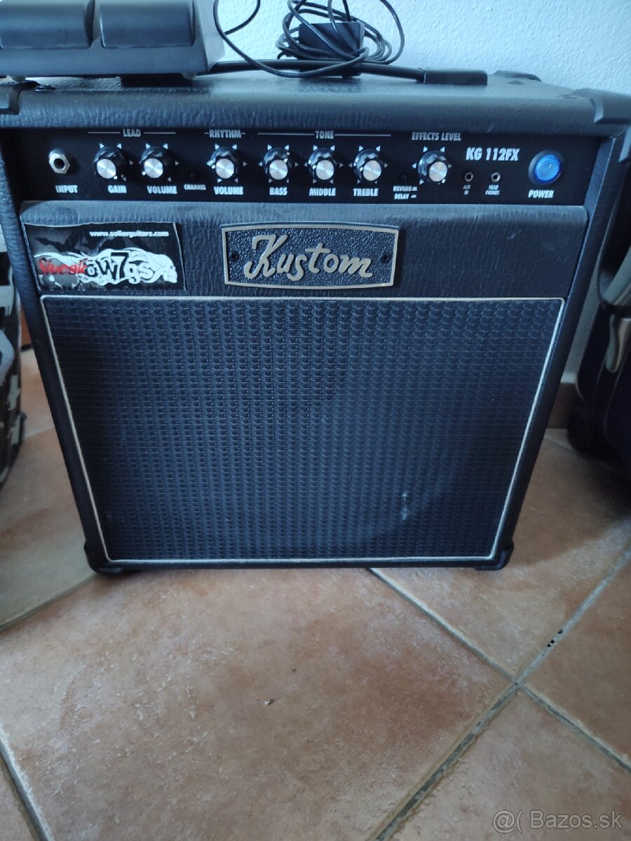 Gitarove kombo Kustom KG112FX + multiefekt digitech RP55