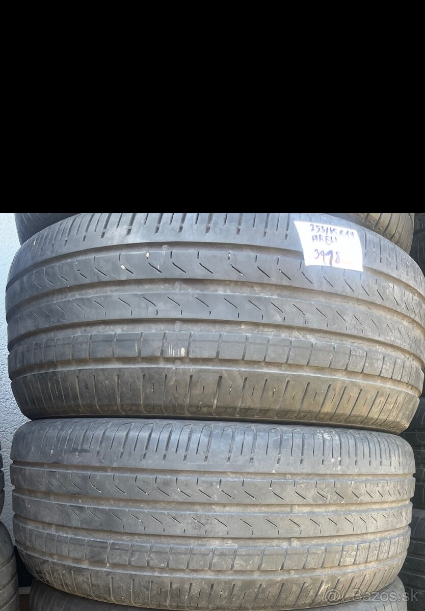 255/45 R19 letne pneu Pirelli