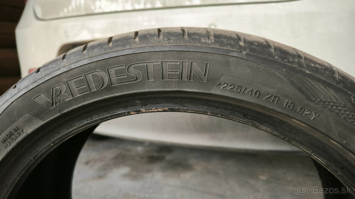 Predam letne pneu VREDESTEIN 225/40 R18