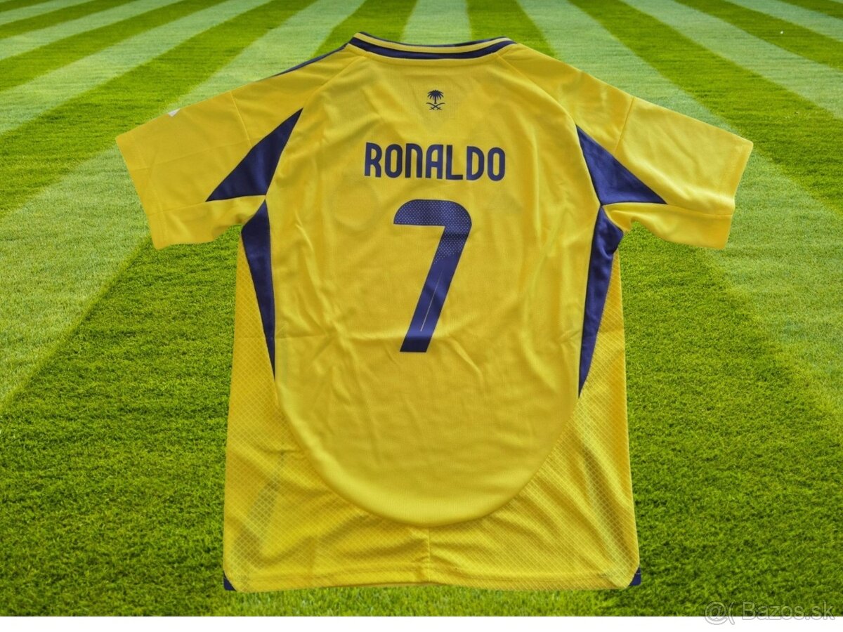 dres Ronaldo AL NASSR žltá edícia -