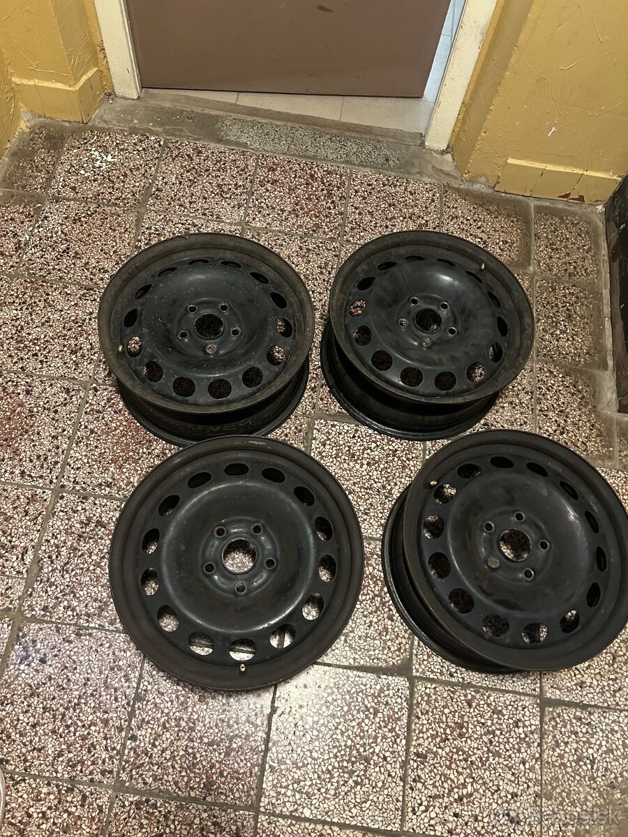 Plechové disky 5x112 R16 + puklice