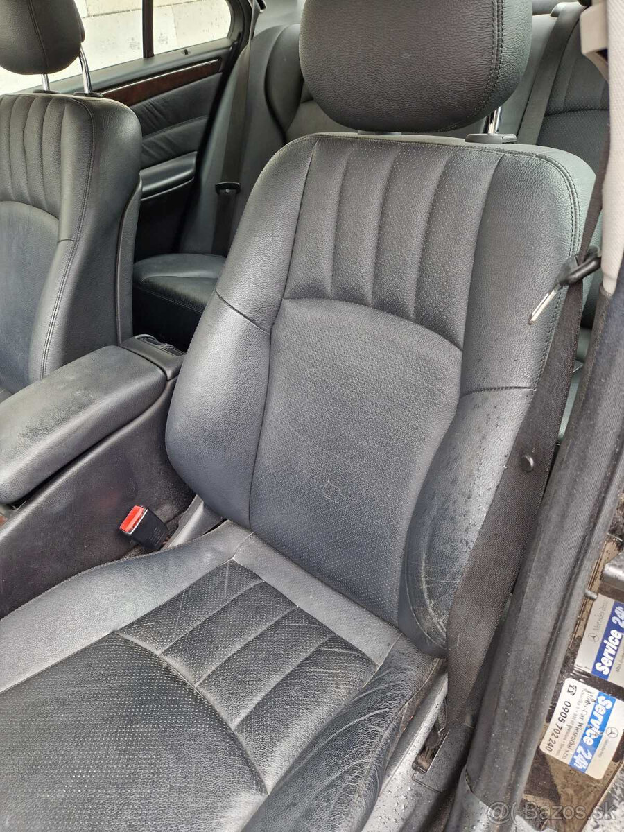 Kožené sedačky Mercedes Benz C, sedan