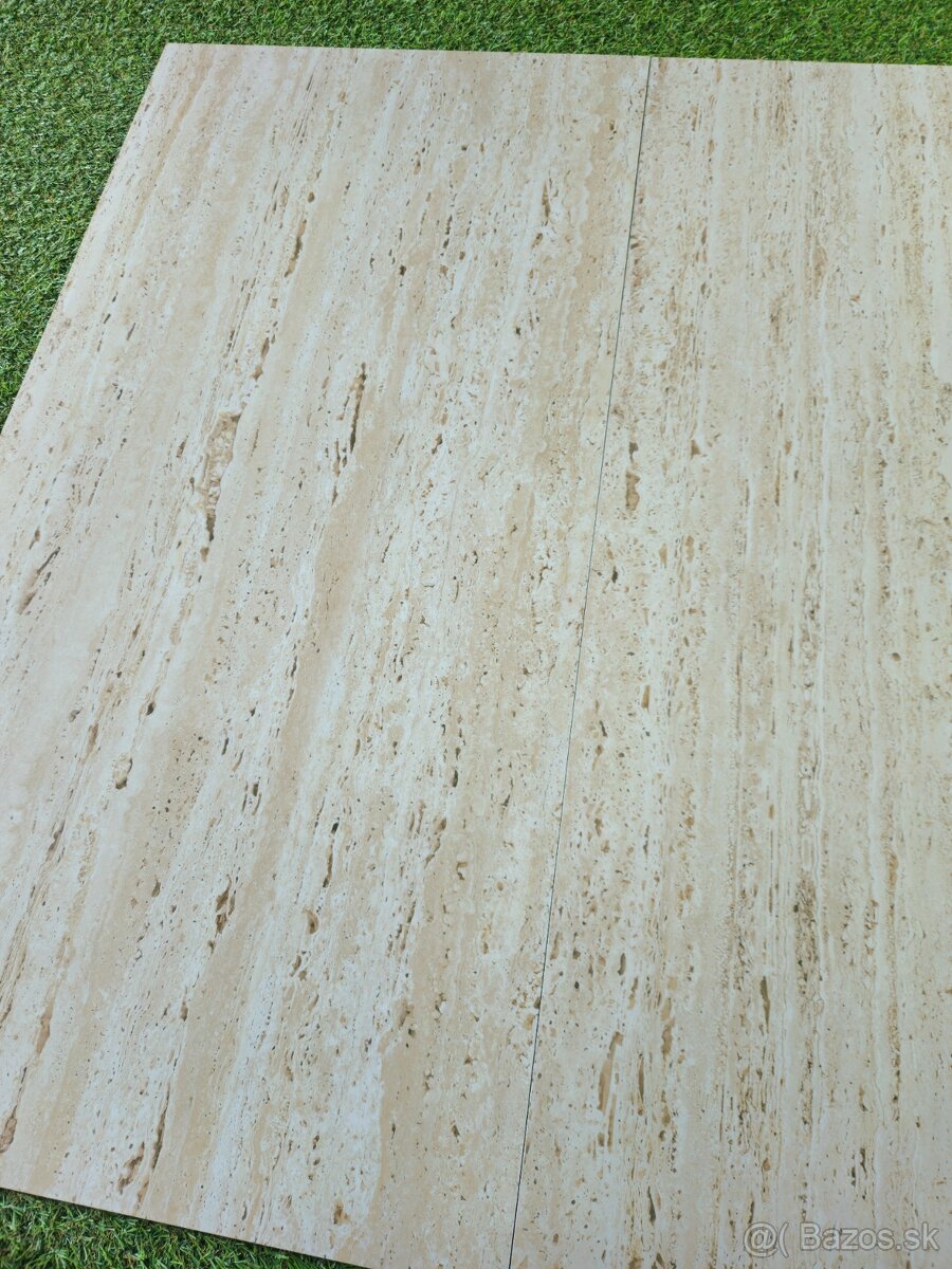 Dlažba/obklad Real Travertino 120x60 matny povrch carving