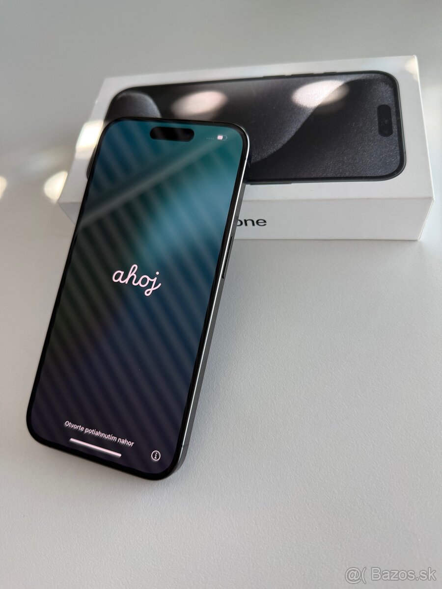 iPhone 15 Pro Titanium Black 128GB