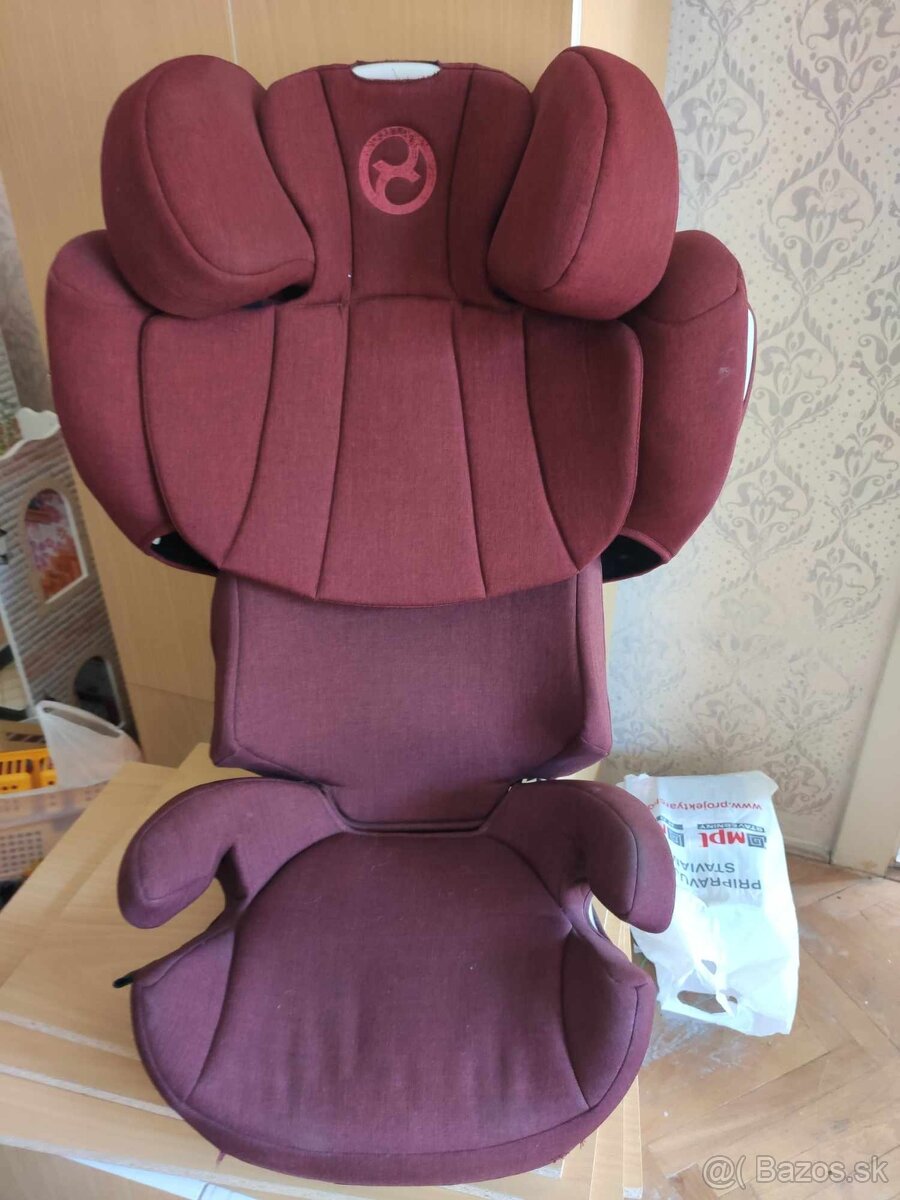 Autosedačka Cybex Solution Q2-fix Plus, 15-36kg, Mars Red