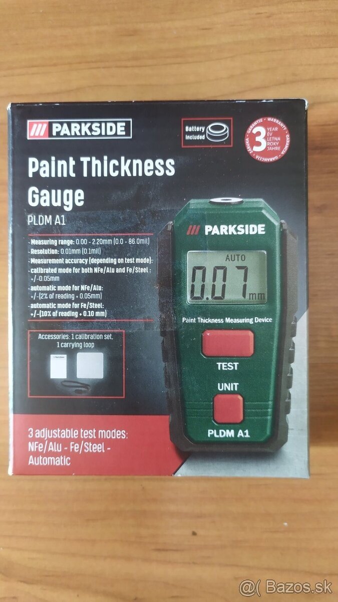 Merač hrúbky laku PARKSIDE PLDM A1
