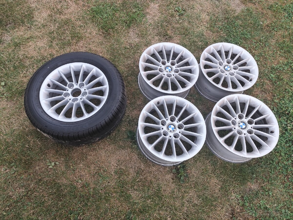 Hliníkové disky BMW E39 R16 5kusov