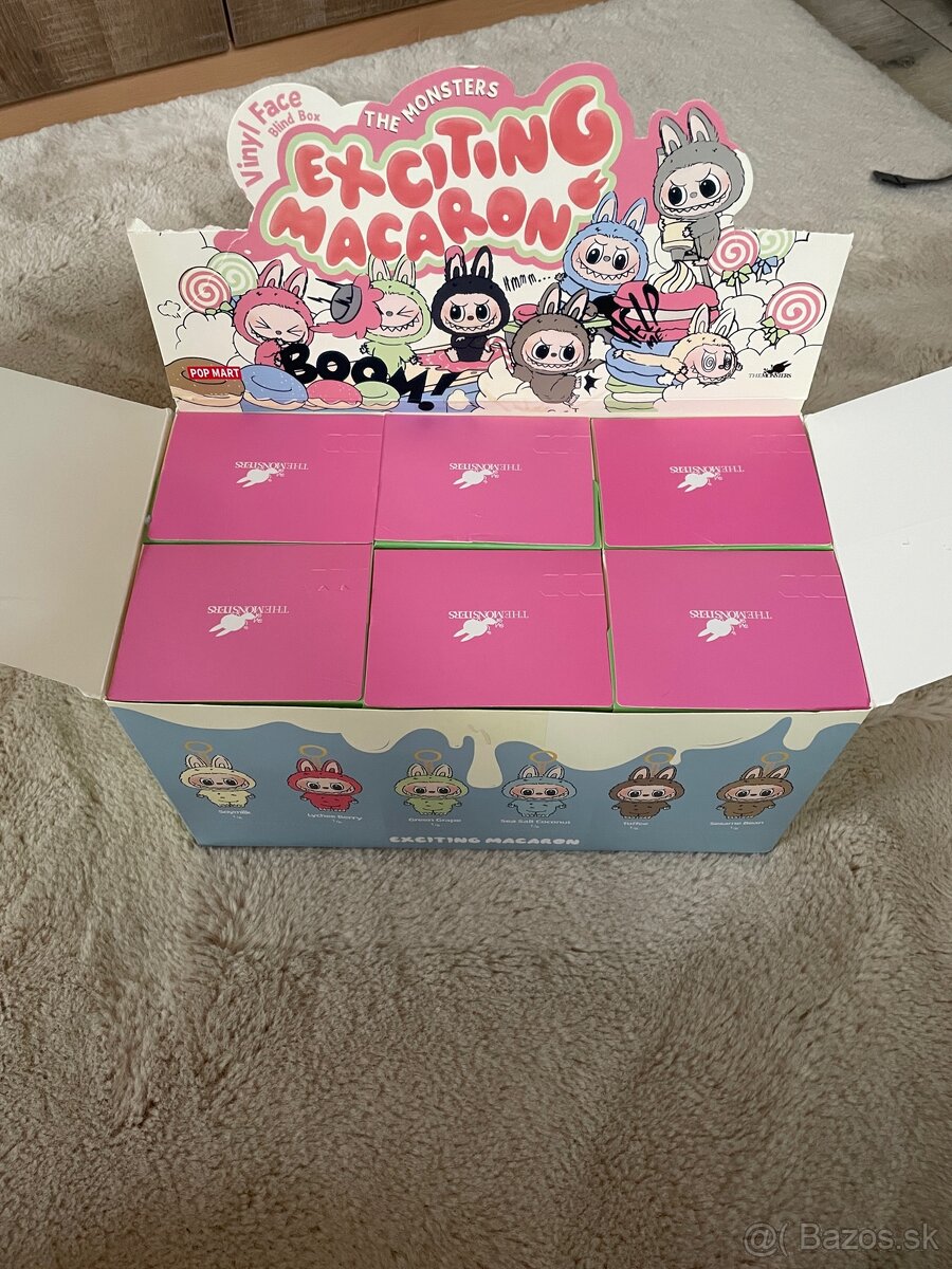 labubu exciting macaron blind box