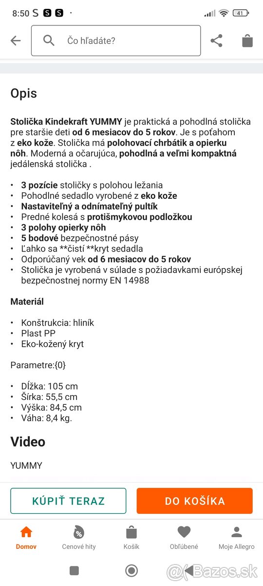 Jedálenská stolicka
