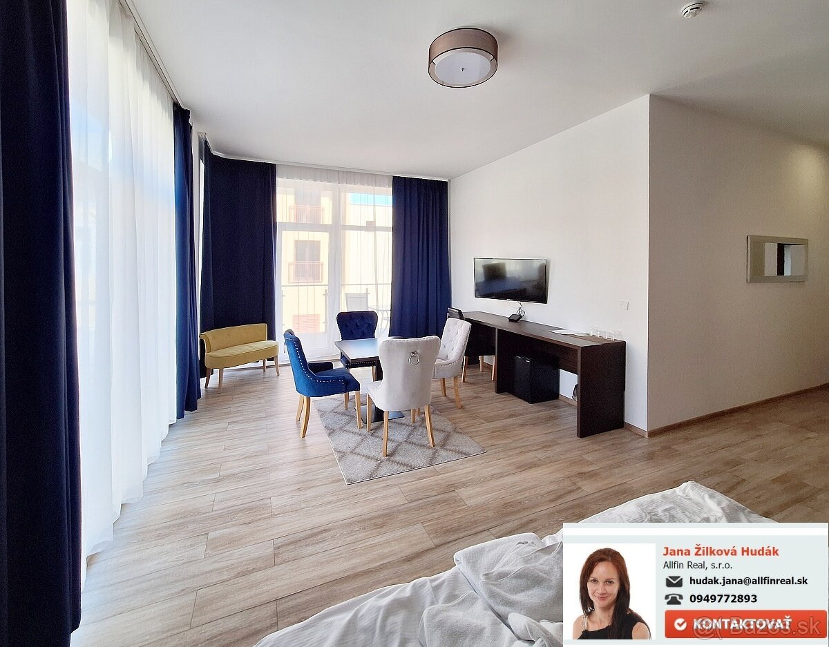 Moderný 1,5-izb.byt v centre pre bonvivánov aj investorov.