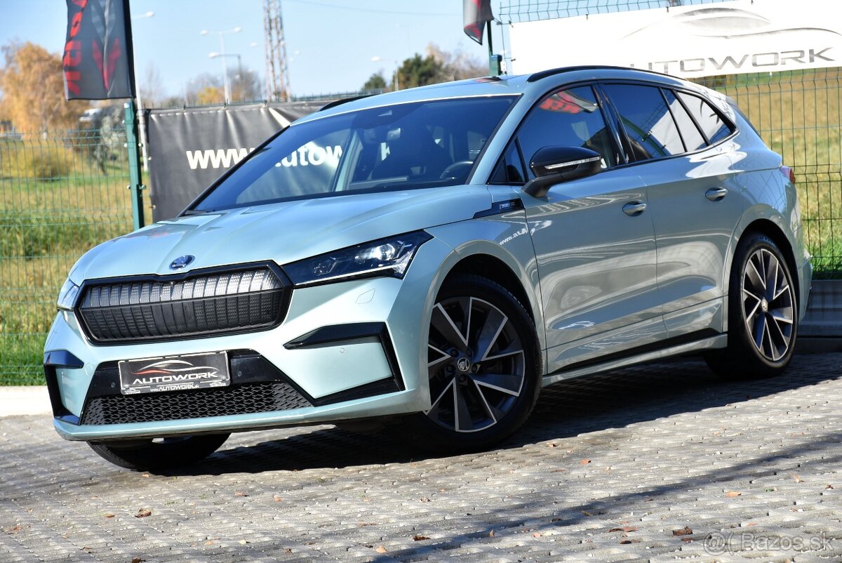 Škoda Enyaq 80 SPORTLINE PANORAMA 2022 SOH - 91,8 %