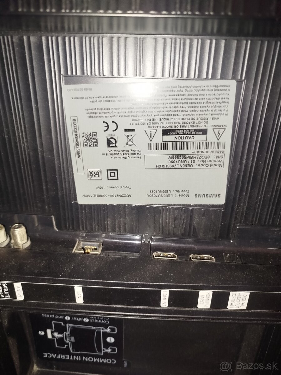 Predam tv smart samsung 55 palcovi UE55NU7093U