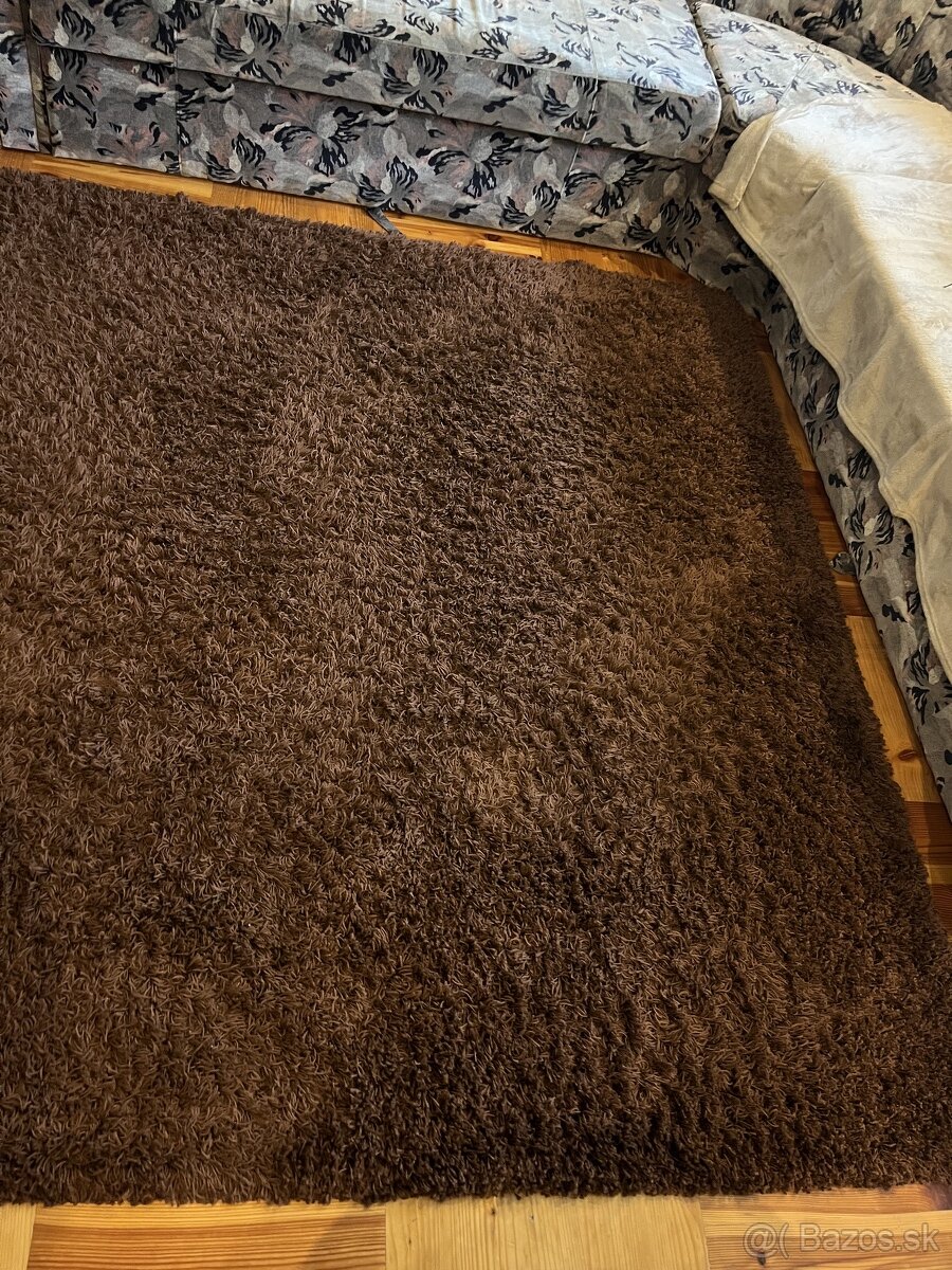 Hnedý koberec
