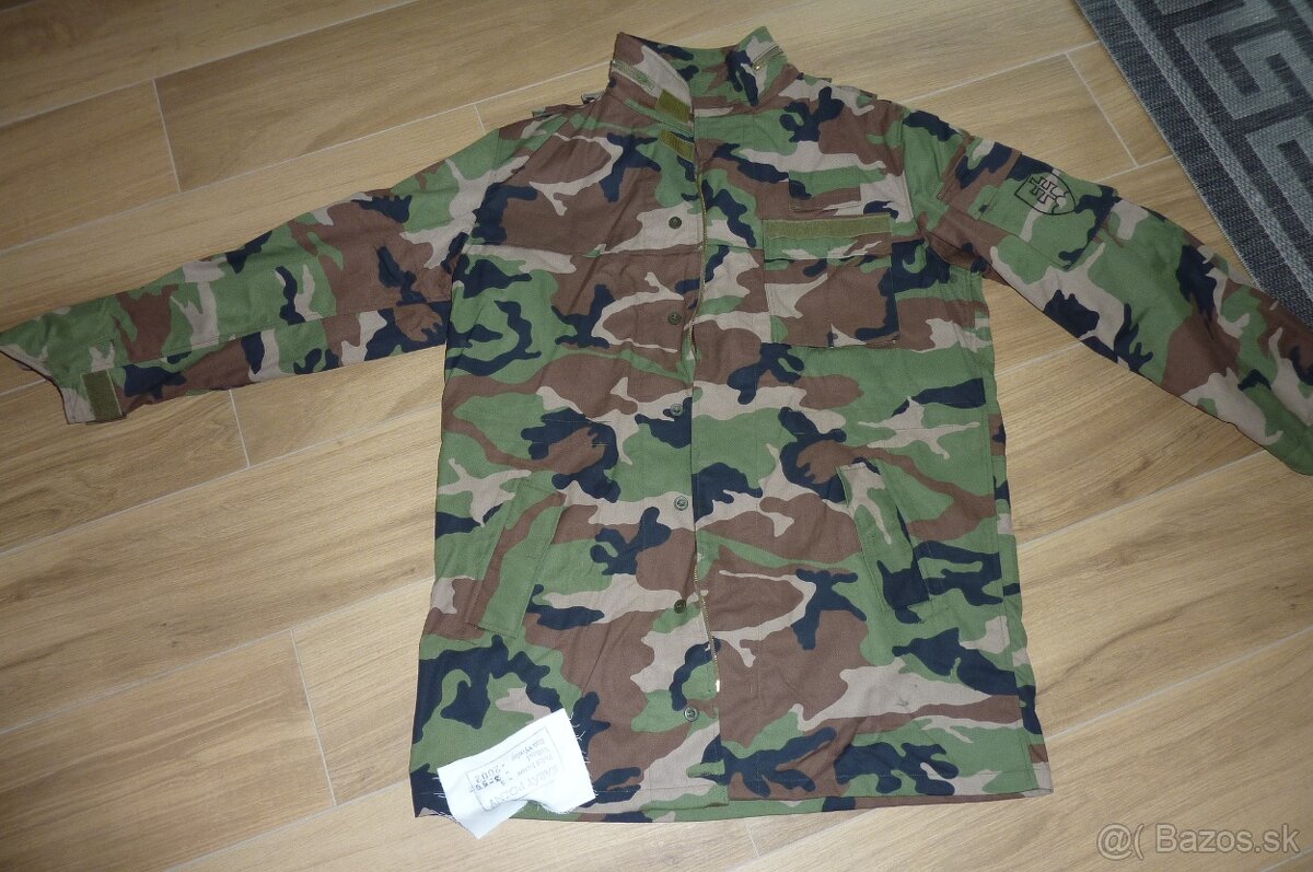 Kabát kongo vzor 97 – originálne slovenské maskáče