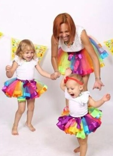 Tutu sukňa dolly unicorn duha detska aj damska