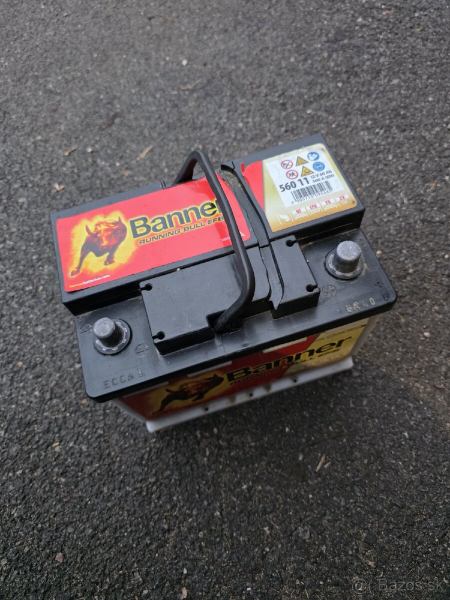 Predam Autobatéria BANNER EFB 12V 60Ah 560A