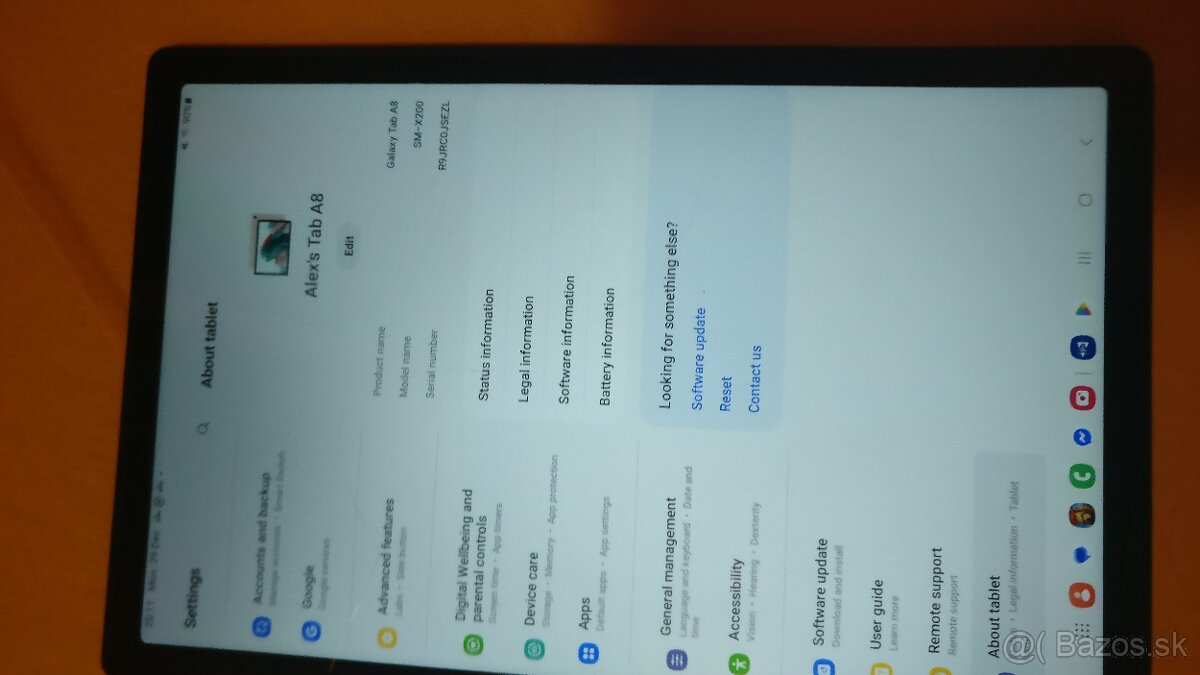 Samsung Galaxy Tab A8 SM - X200