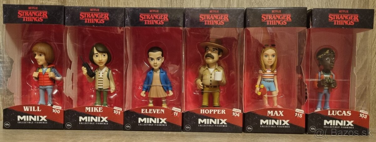 Minix Stranger Things zberateľ'ské figúrky