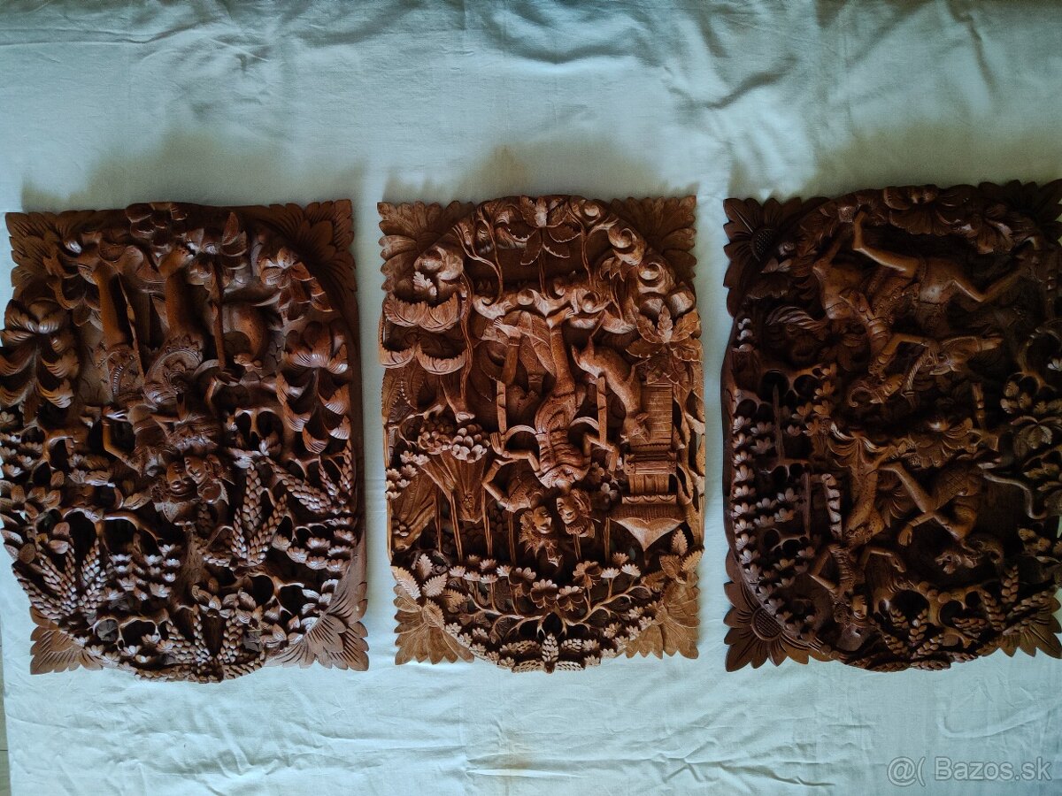 3 Balijské 3D obrazy