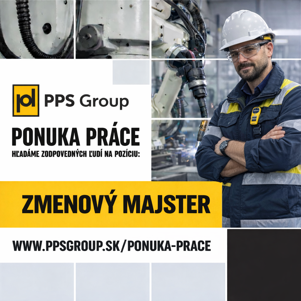 Hľadáme zmenového majstra do PPS Group