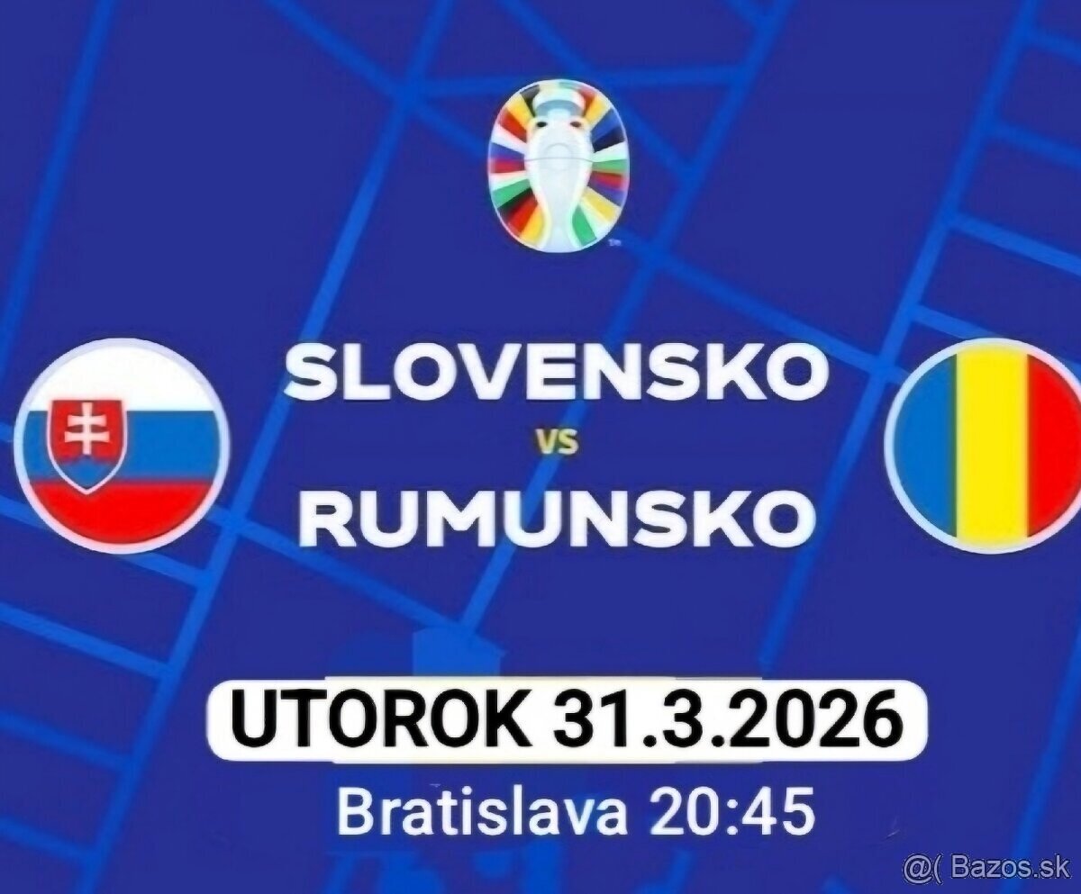 Fudbalovy zapas Slovensko - Rumunsko