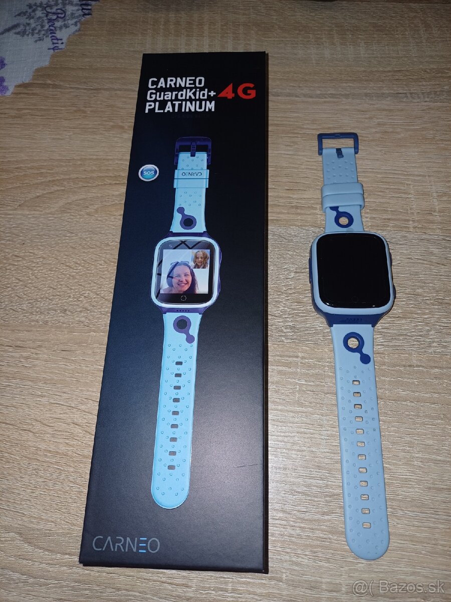 Detské hodinky CARNEO GuardKid Platinum 4G
