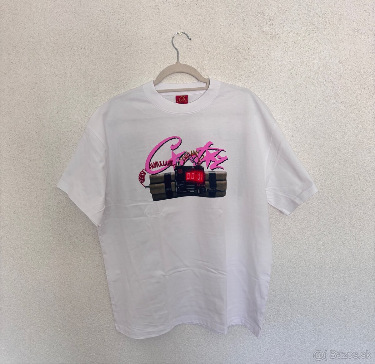 Corteiz White No Time 4 Luv Tee