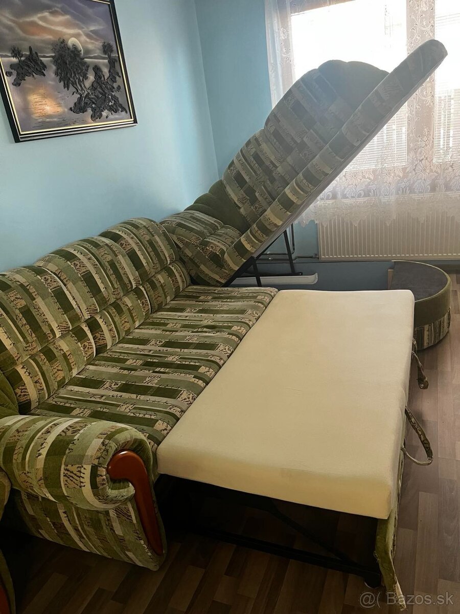 Sedačka rozťahovacia s úložným priestorom