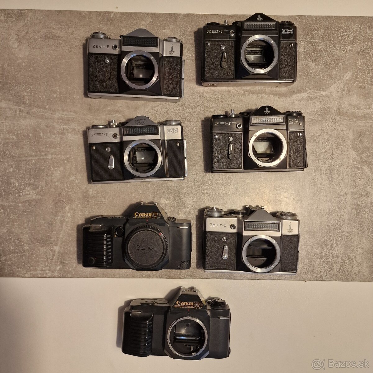 7 fotoaparatov = 60EUR