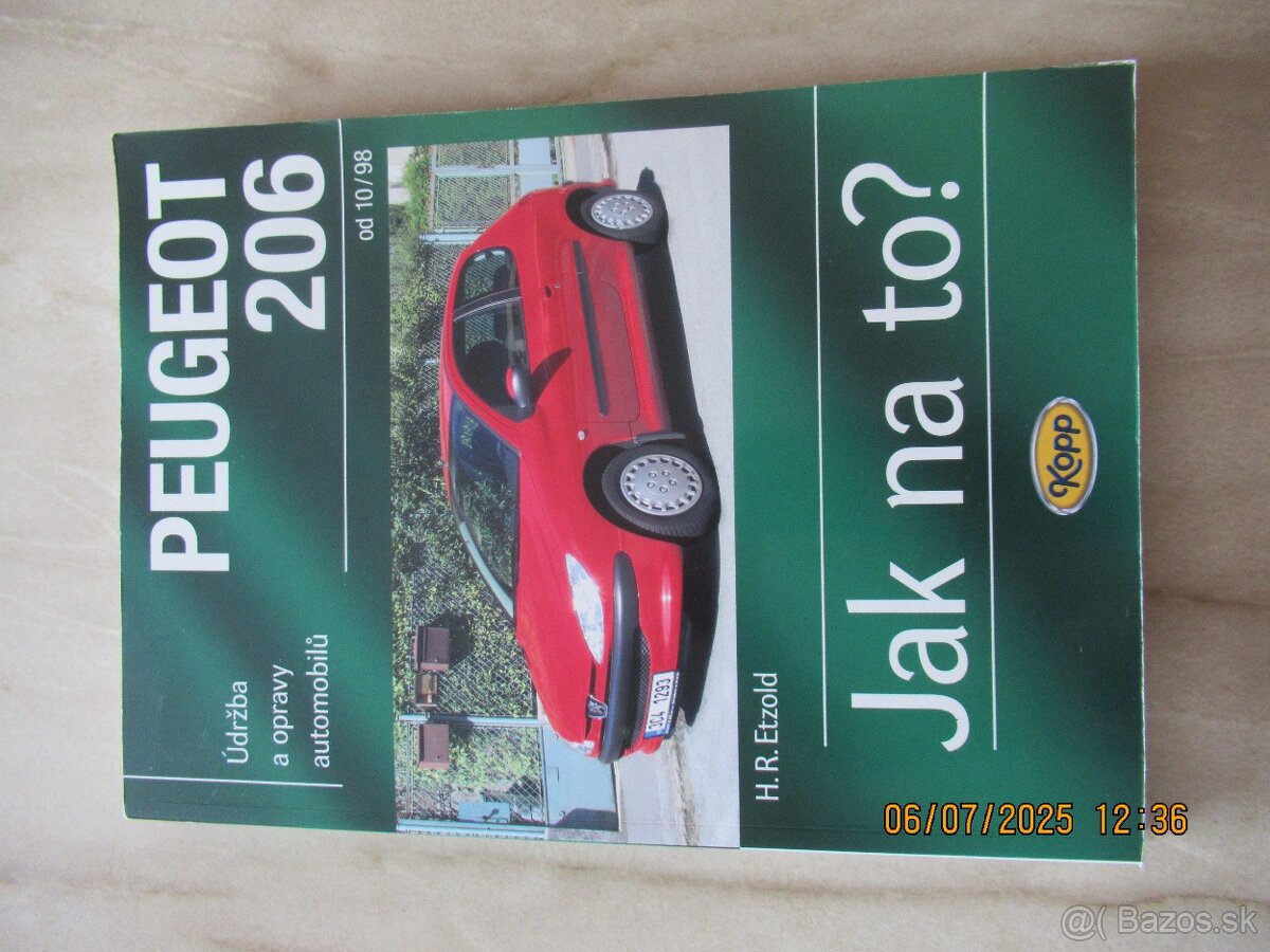 Kniha PEUGEOT206