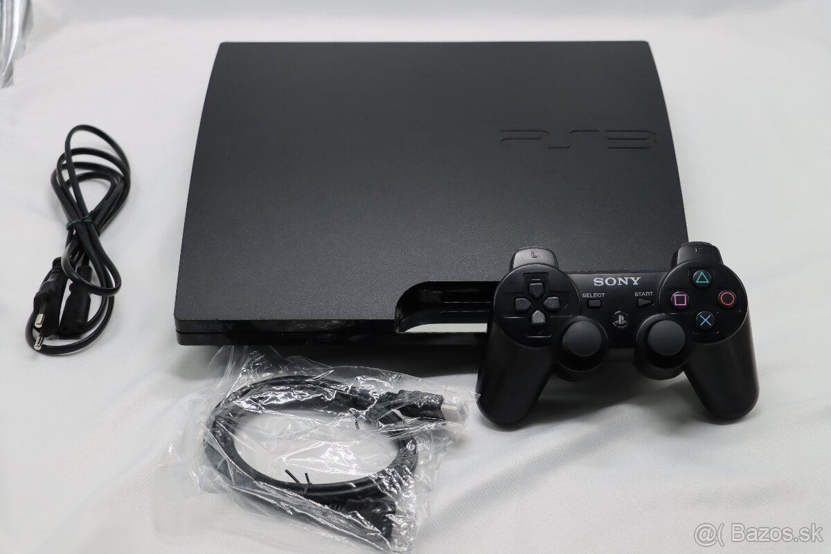 PlayStation 3 Slim CECH-2504B | 320GB | Originál ovládač | H