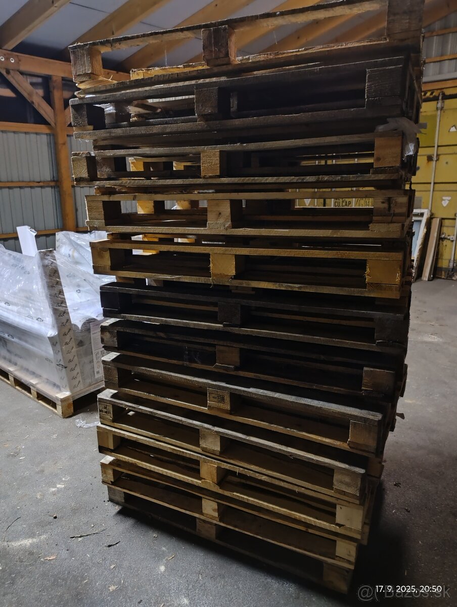 Palety eur aj obycajne