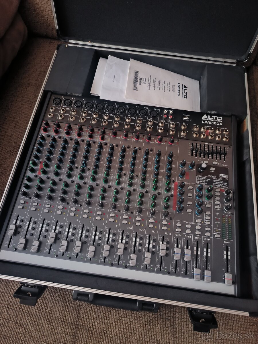 Predám mixážny pult Alto Professional Live 1604
