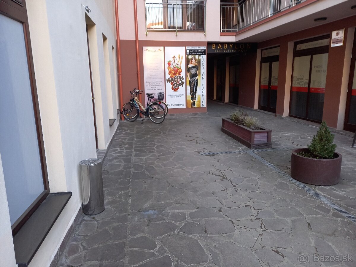 Obch.priestor centrum KE 21m2, 6 mesiacov -50% nájomné