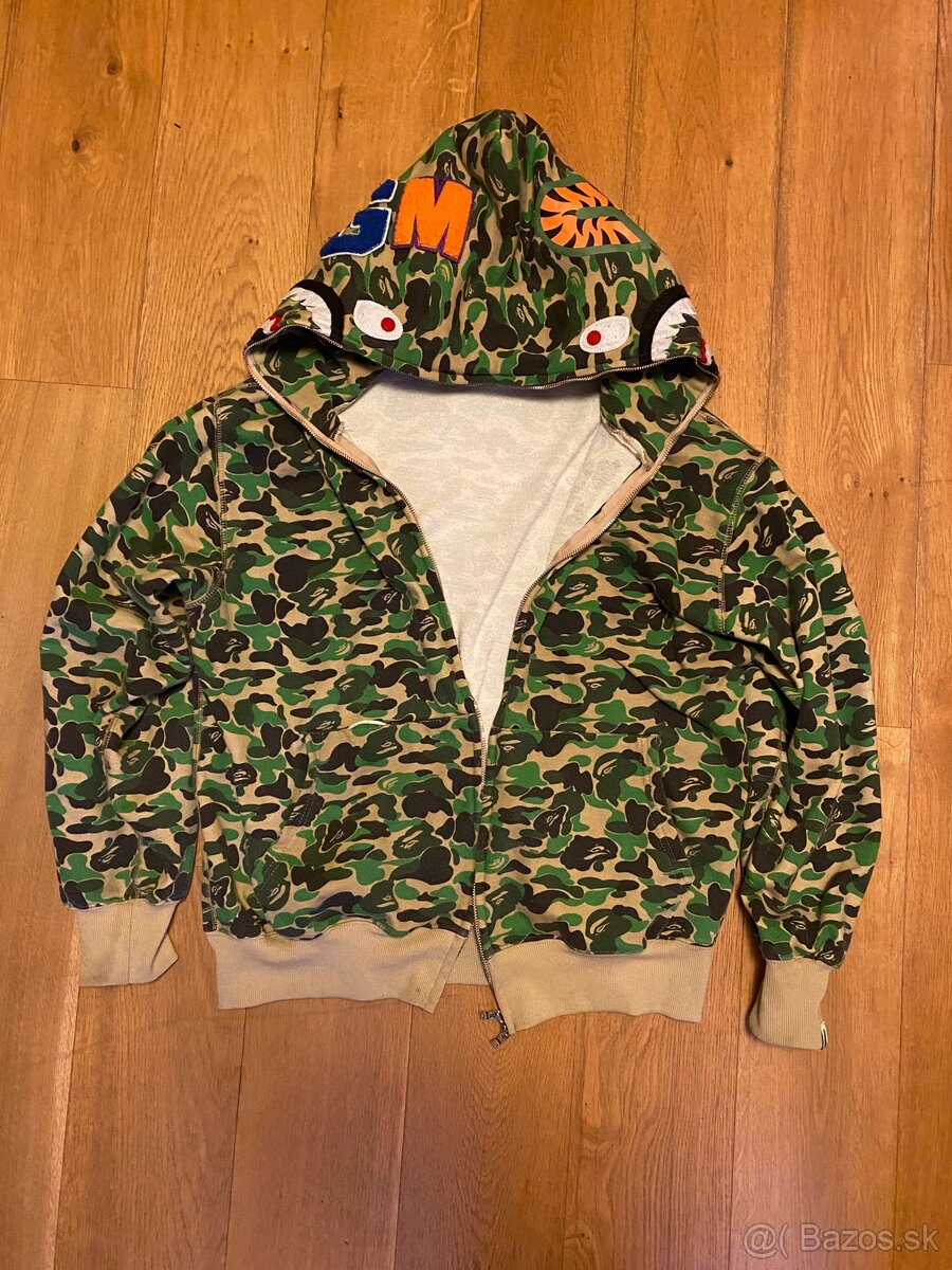 Bape shark camo hoodie
