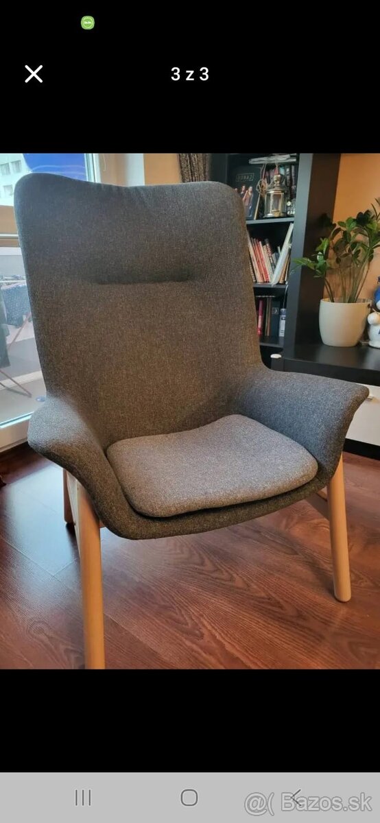 Predam Vedbo kreslo ikea