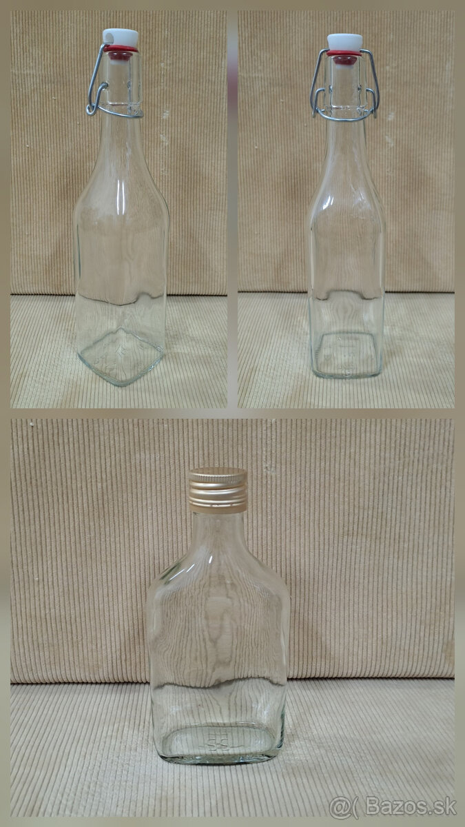 Predám flase na domáci sirup,šťavy,pálenku,likér