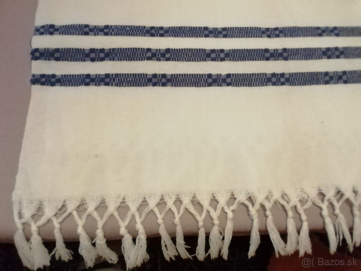 Starožitný prehoz tkaný 180x50