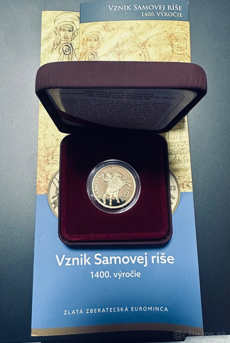 Zlatá minca 100€ Vzik Samovej ríše