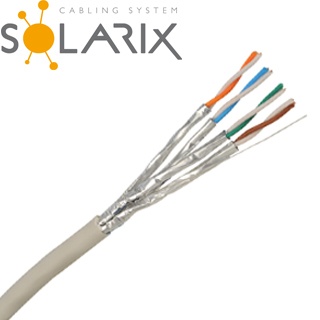 Predám kábel SOLARIX STP CAT6A LSOH drôt 500m/balenie