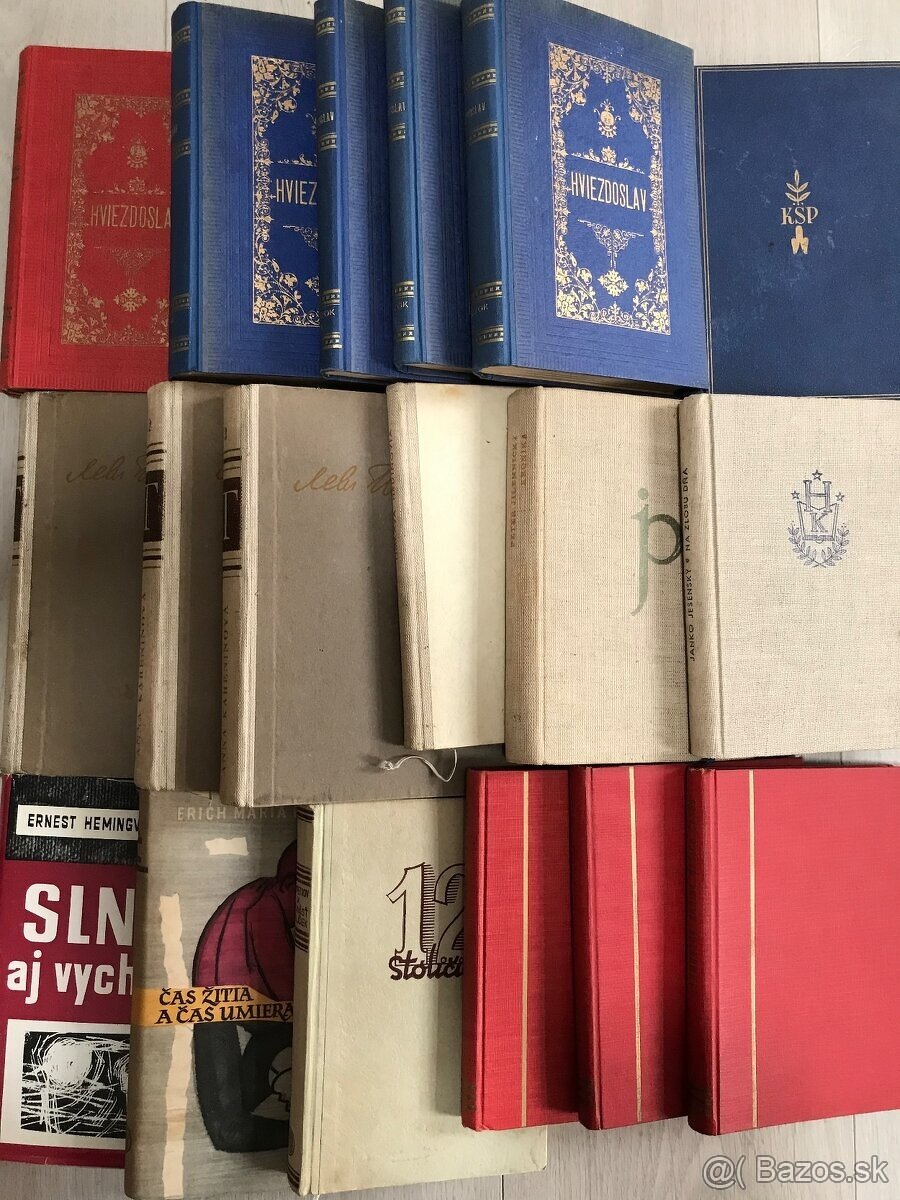 Stare knihy slovenskych aj zahranicnych autorov