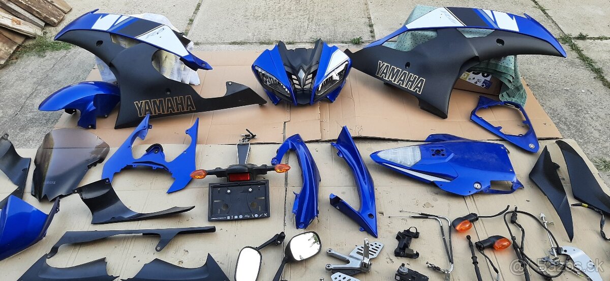 Yamaha R6R diely kompletné 2008 Budapešť