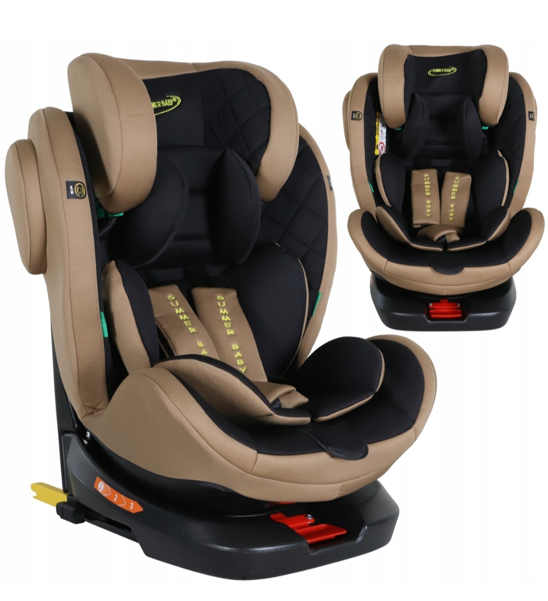 Nová autosedačka 40-150cm, ISOFIX, I-size, otočná