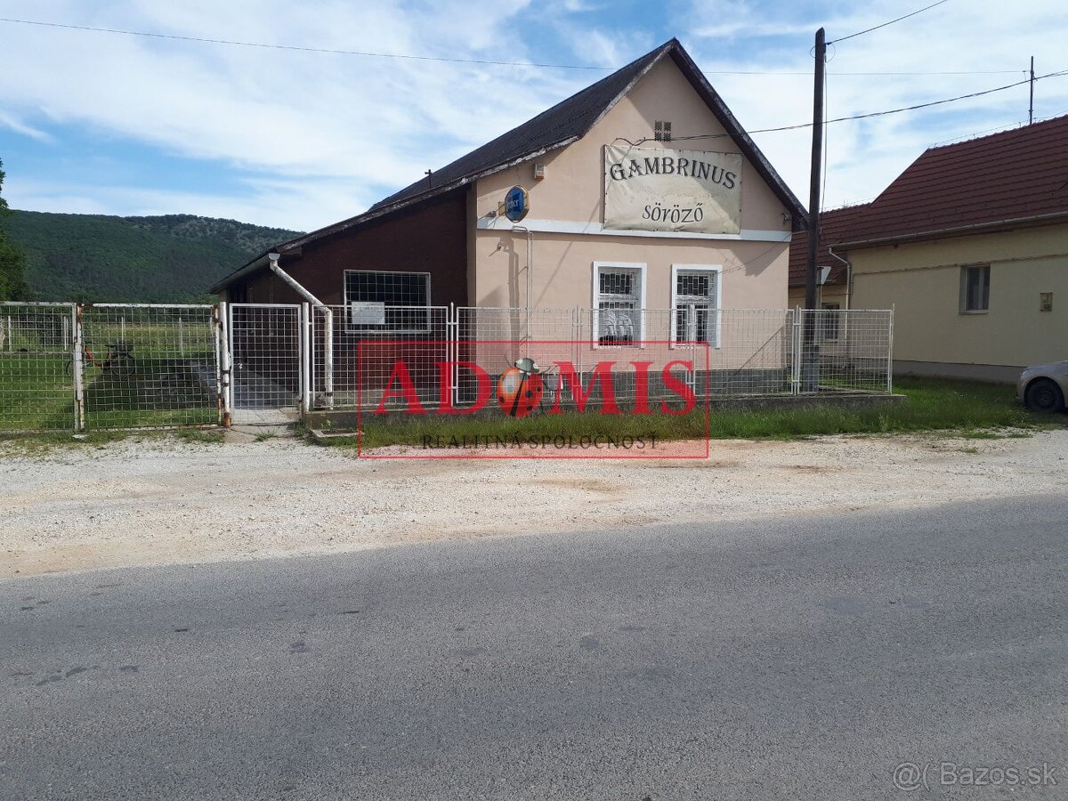 ponuka na predaj rodinný dom, komerčný objekt, obec Hidvéga