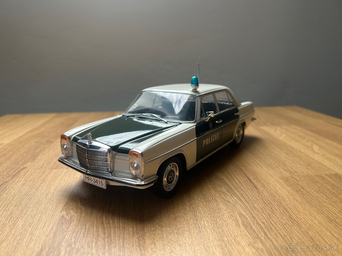 Mercedes-benz 220 W115 Polizei 1:18 MCG
